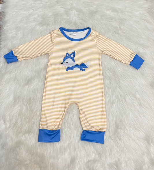 Blue Fox Onesie