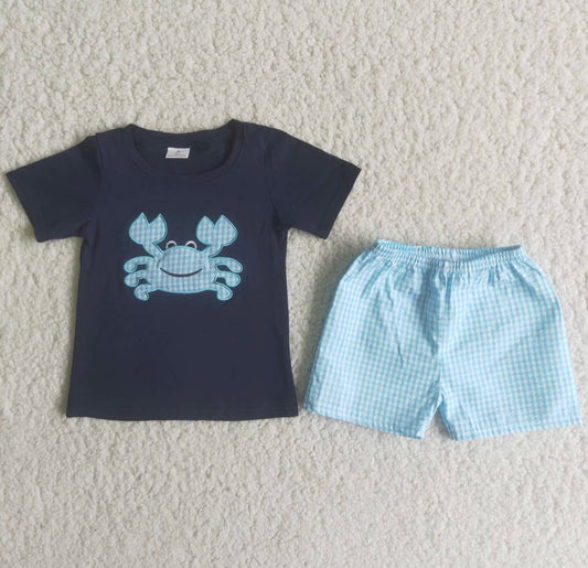 Blue Crab Boy Set